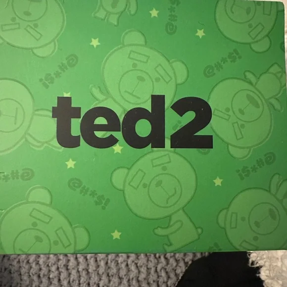 Pop Mart Ted 2 Plush Keychain Pendant Party Bear - Picture 5 of 7